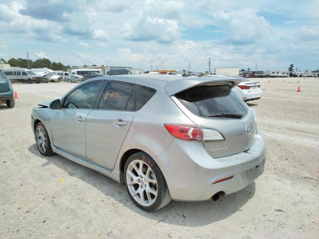 JM1BL1K37B1411938 - 2011 MAZDA SPEED 3 SILVER photo 3