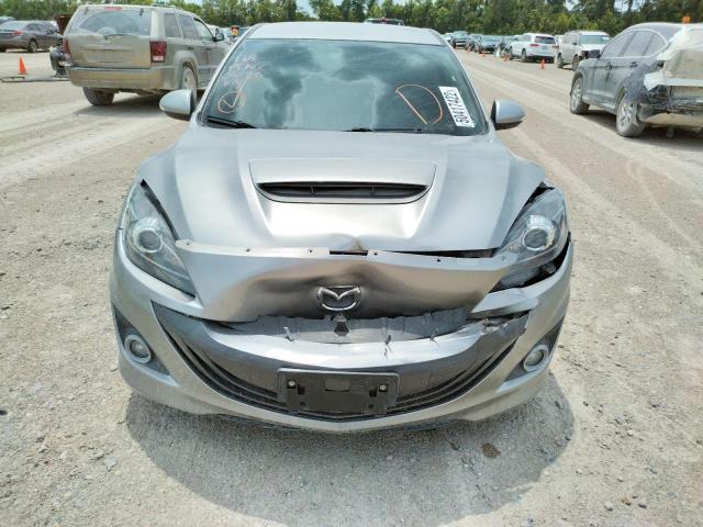 JM1BL1K37B1411938 - 2011 MAZDA SPEED 3 SILVER photo 9