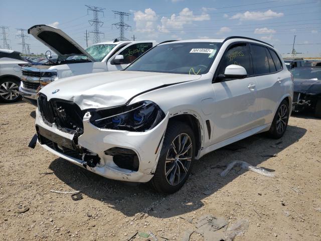 5UXTA6C06M9H49414 - 2021 BMW X5 XDRIVE4 WHITE photo 2