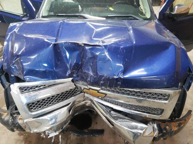 3GCPKSE71DG160609 - 2013 CHEVROLET SILVERADO BLUE photo 7