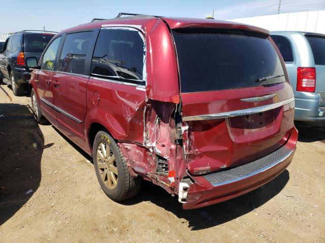 2A4RR8DGXBR745845 - 2011 CHRYSLER TOWN & COU RED photo 3