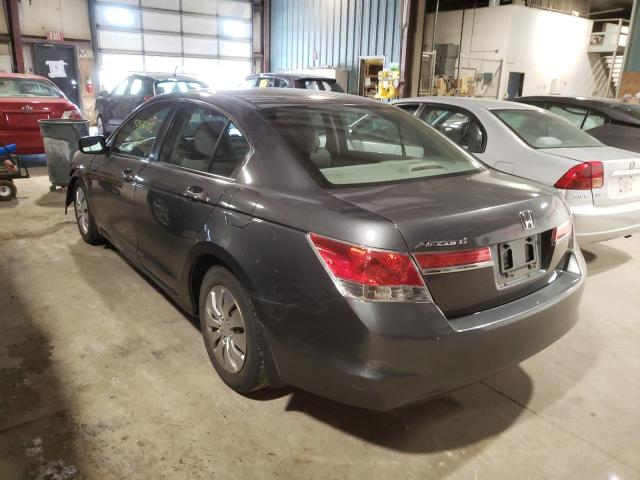 1HGCP2F32BA077425 - 2011 HONDA ACCORD LX GRAY photo 3