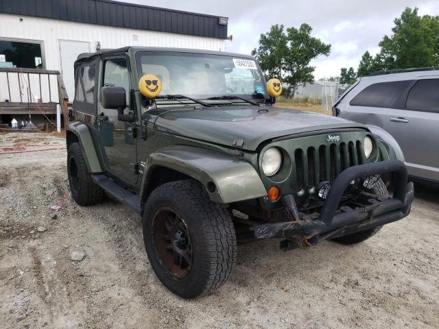 1J4FA54117L203179 - 2007 JEEP WRANGLER S GREEN photo 1