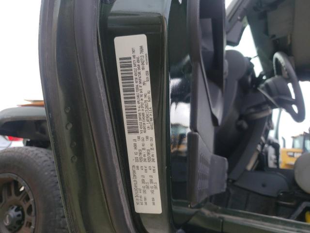 1J4FA54117L203179 - 2007 JEEP WRANGLER S GREEN photo 10