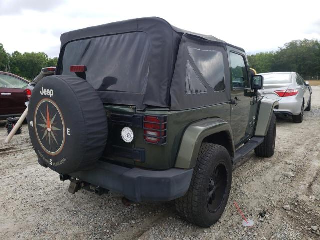 1J4FA54117L203179 - 2007 JEEP WRANGLER S GREEN photo 4