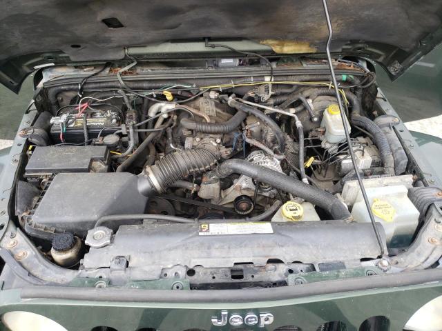 1J4FA54117L203179 - 2007 JEEP WRANGLER S GREEN photo 7