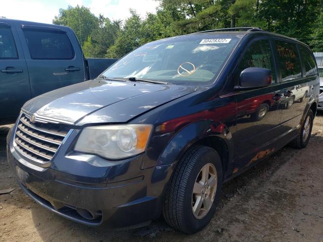 2A8HR54P98R643647 - 2008 CHRYSLER TOWN & COU BLUE photo 2