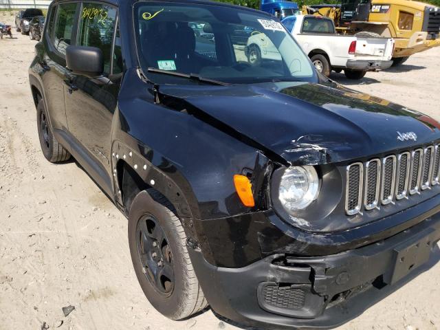 ZACCJBAT6GPE31168 - 2016 JEEP RENEGADE S BLACK photo 9