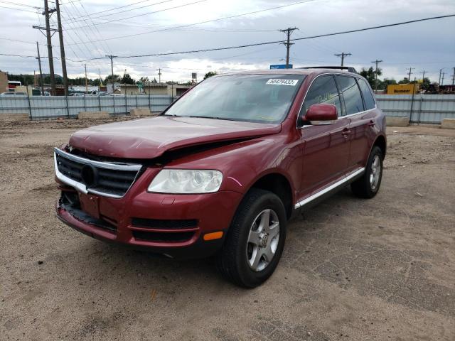 WVGBC77L24D081280 - 2004 VOLKSWAGEN TOUAREG 3. RED photo 2