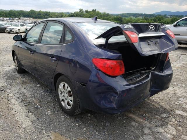 KMHDU4AD0AU960505 - 2010 HYUNDAI ELANTRA BLUE photo 3