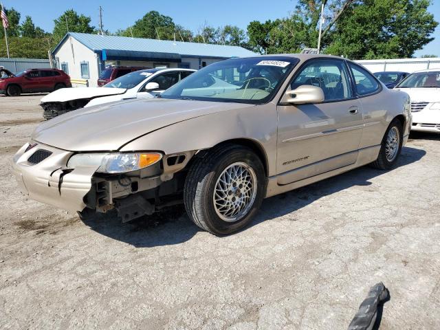 1G2WP12K3YF309954 - 2000 PONTIAC GRAND PRIX GOLD photo 2
