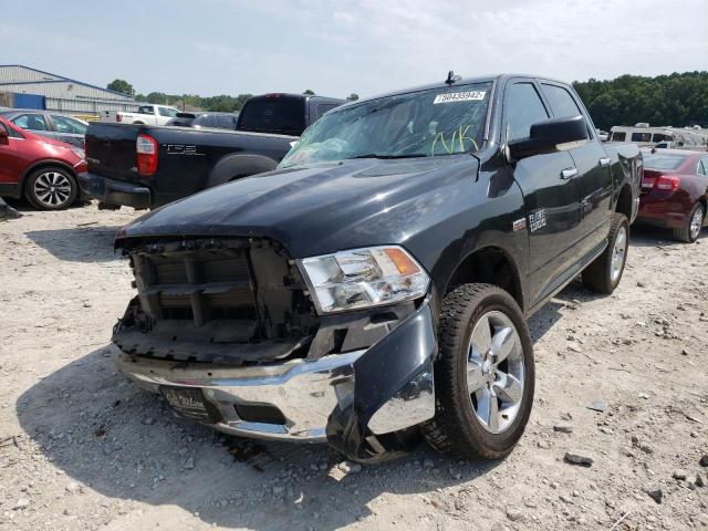 3C6RR7LT9HG668728 - 2017 RAM 1500 SLT BLACK photo 2