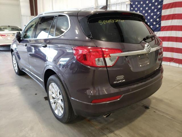 LRBFX2SA4JD115605 - 2018 BUICK ENVISION E PURPLE photo 3