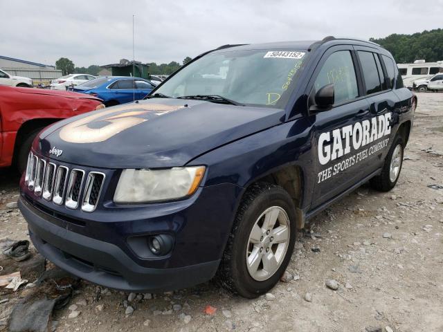 1C4NJCBA9DD109369 - 2013 JEEP COMPASS SP BLUE photo 2