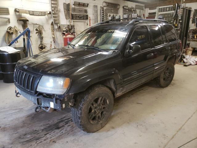 1J4GW48S51C682197 - 2001 JEEP LAREDO BLACK photo 2