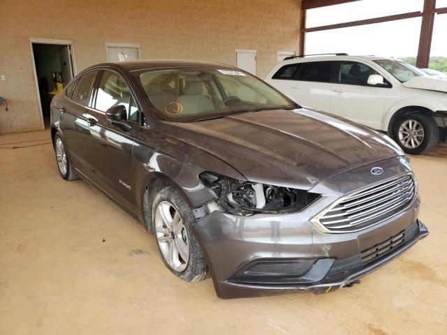 3FA6P0LU1JR116917 - 2018 FORD FUSION SE CHARCOAL photo 1