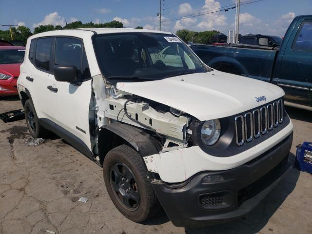 ZACCJBAB0JPH31402 - 2018 JEEP RENEGADE S WHITE photo 1