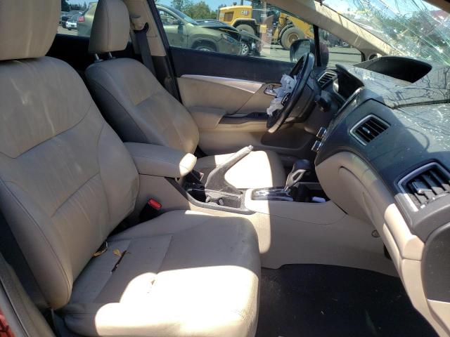 19XFB2F97EE268788 - 2014 HONDA CIVIC EXL Bordo foto 5