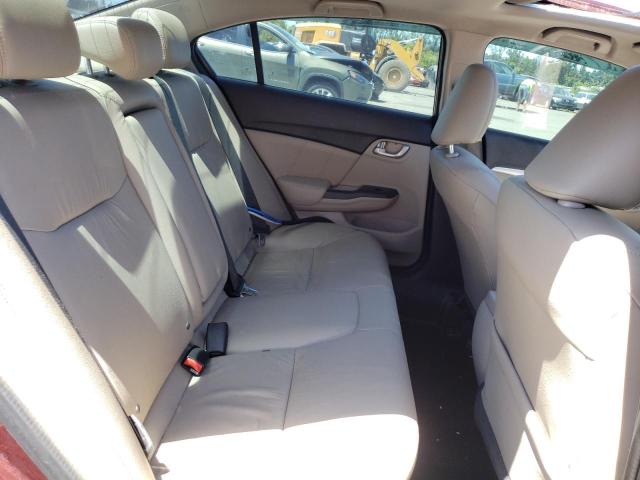 19XFB2F97EE268788 - 2014 HONDA CIVIC EXL Bordo foto 6