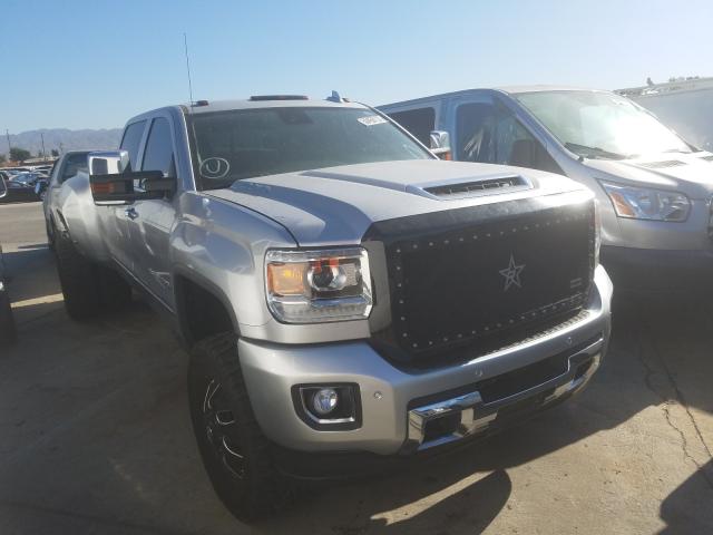 1GT42YEY9JF122878 - 2018 GMC SIERRA K35 SILVER photo 1