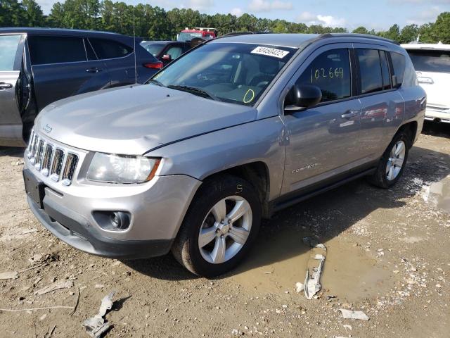 1C4NJCBA5GD666574 - 2016 JEEP COMPASS SP SILVER photo 2