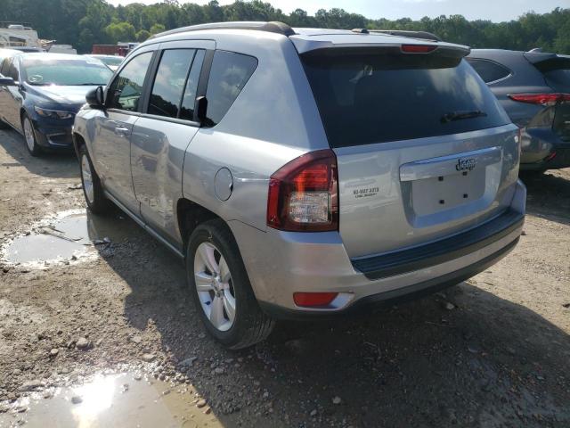 1C4NJCBA5GD666574 - 2016 JEEP COMPASS SP SILVER photo 3