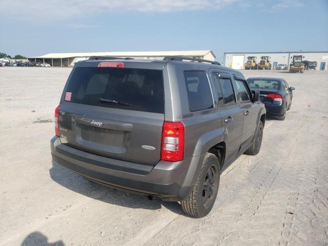 1C4NJRFB5CD530204 - 2012 JEEP PATRIOT LA GRAY photo 4