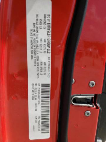 2C3CDXGJ4DH716656 - 2013 DODGE CHARGER SU RED photo 10