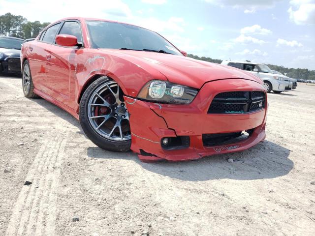 2C3CDXGJ4DH716656 - 2013 DODGE CHARGER SU RED photo 9