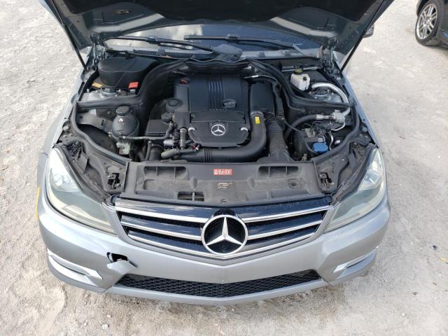 WDDGF4HB9ER302454 - 2014 MERCEDES-BENZ C 250 GRAY photo 7