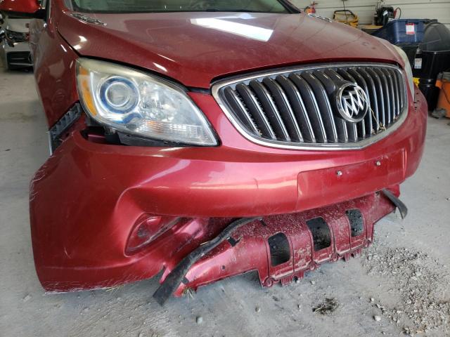 1G4PS5SK0G4177912 - 2016 BUICK VERANO MAROON photo 9