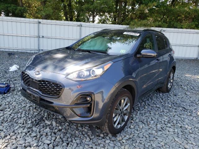 KNDP6CAC2N7025164 - 2022 KIA SPORTAGE S CHARCOAL photo 2