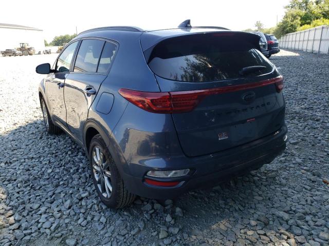 KNDP6CAC2N7025164 - 2022 KIA SPORTAGE S CHARCOAL photo 3