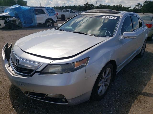 19UUA8F54DA003131 - 2013 ACURA TL TECH SILVER photo 2