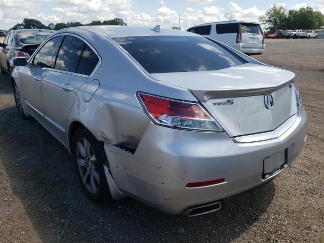 19UUA8F54DA003131 - 2013 ACURA TL TECH SILVER photo 3