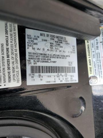 5LMFU28588LJ11957 - 2008 LINCOLN NAVIGATOR შავი ფოტო 10