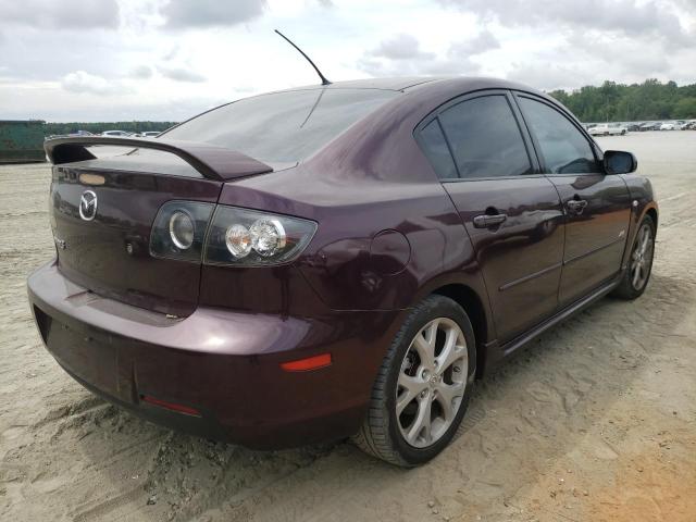 JM1BK323671705904 - 2007 MAZDA 3 S PURPLE photo 4