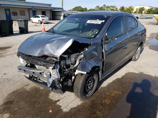 ML32F3FJ5LHF07898 - 2020 MITSUBISHI MIRAGE G4 GRAY photo 2