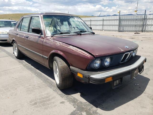 WBADB7408E1191650 - 1984 BMW 5 SERIES BURGUNDY photo 1