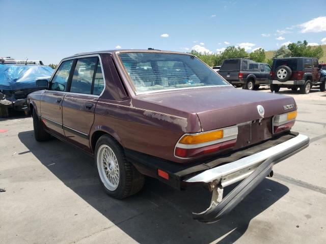 WBADB7408E1191650 - 1984 BMW 5 SERIES 勃艮第红 照片 3