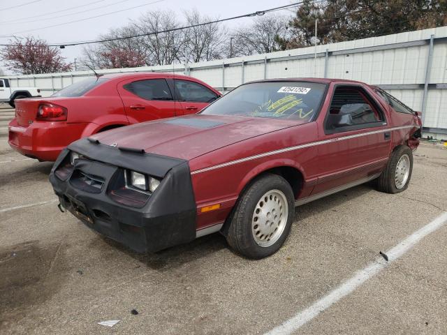 1C3BA54E2FG302760 - 1985 CHRYSLER LASER XE MAROON photo 2