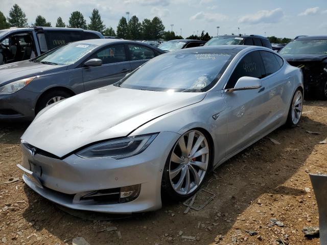 5YJSA1E42GF159721 - 2016 TESLA MODEL S Արծաթագույն լուսանկար 2