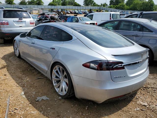 5YJSA1E42GF159721 - 2016 TESLA MODEL S SILVER photo 3