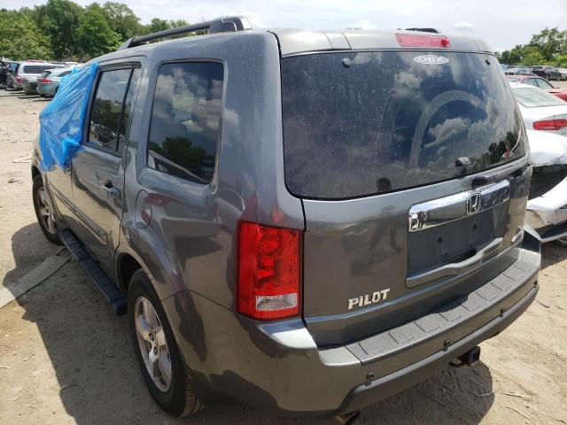 5FNYF48439B000766 - 2009 HONDA PILOT GRAY photo 3