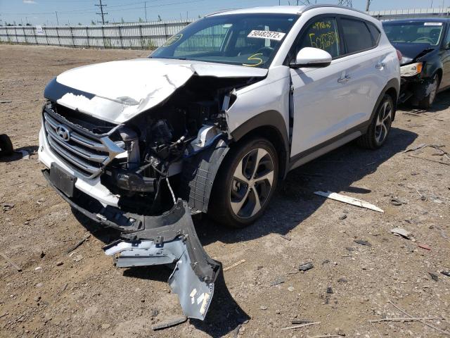 KM8J33A24JU641784 - 2018 HYUNDAI TUCSON VAL WHITE photo 2