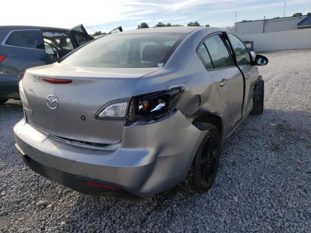 JM1BL1UF1B1470622 - 2011 MAZDA 3 I SILVER photo 4