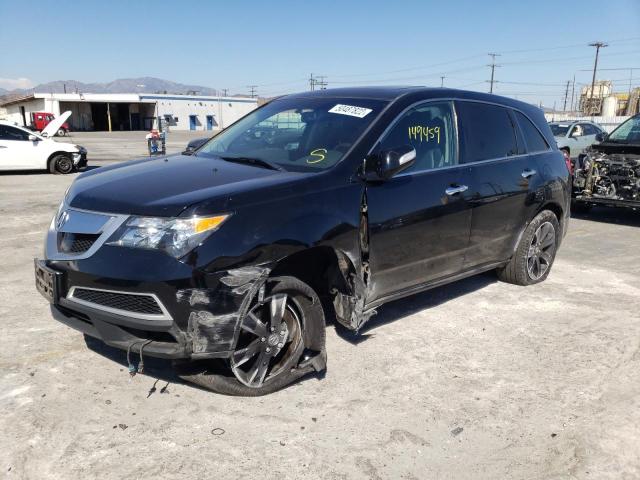 2HNYD2H61CH532749 - 2012 ACURA MDX ADVANC 黑色 照片 2