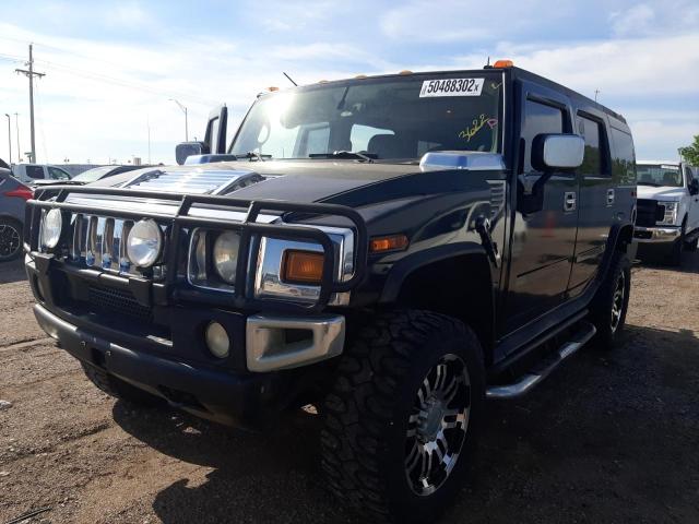 5GRGN23U83H133622 - 2003 HUMMER H2 BLACK photo 2