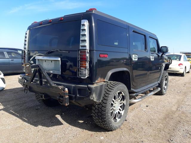 5GRGN23U83H133622 - 2003 HUMMER H2 BLACK photo 4