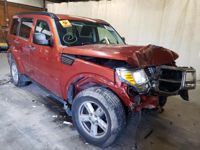 1D8GU28K57W726577 - 2007 DODGE NITRO SXT ORANGE photo 1